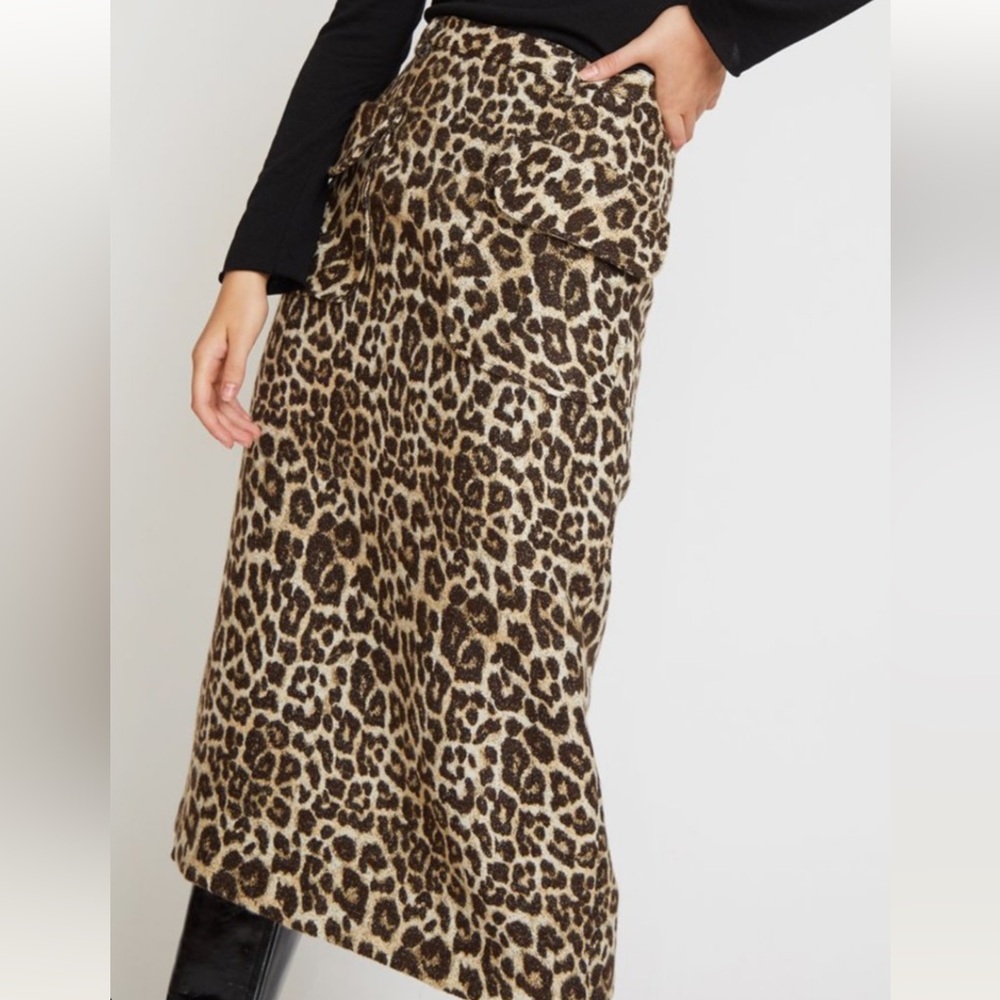 No 6 Sylvia skirt leopard